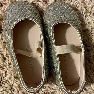 Gold toddler ballet flats size 4 (Ivanka Trump)